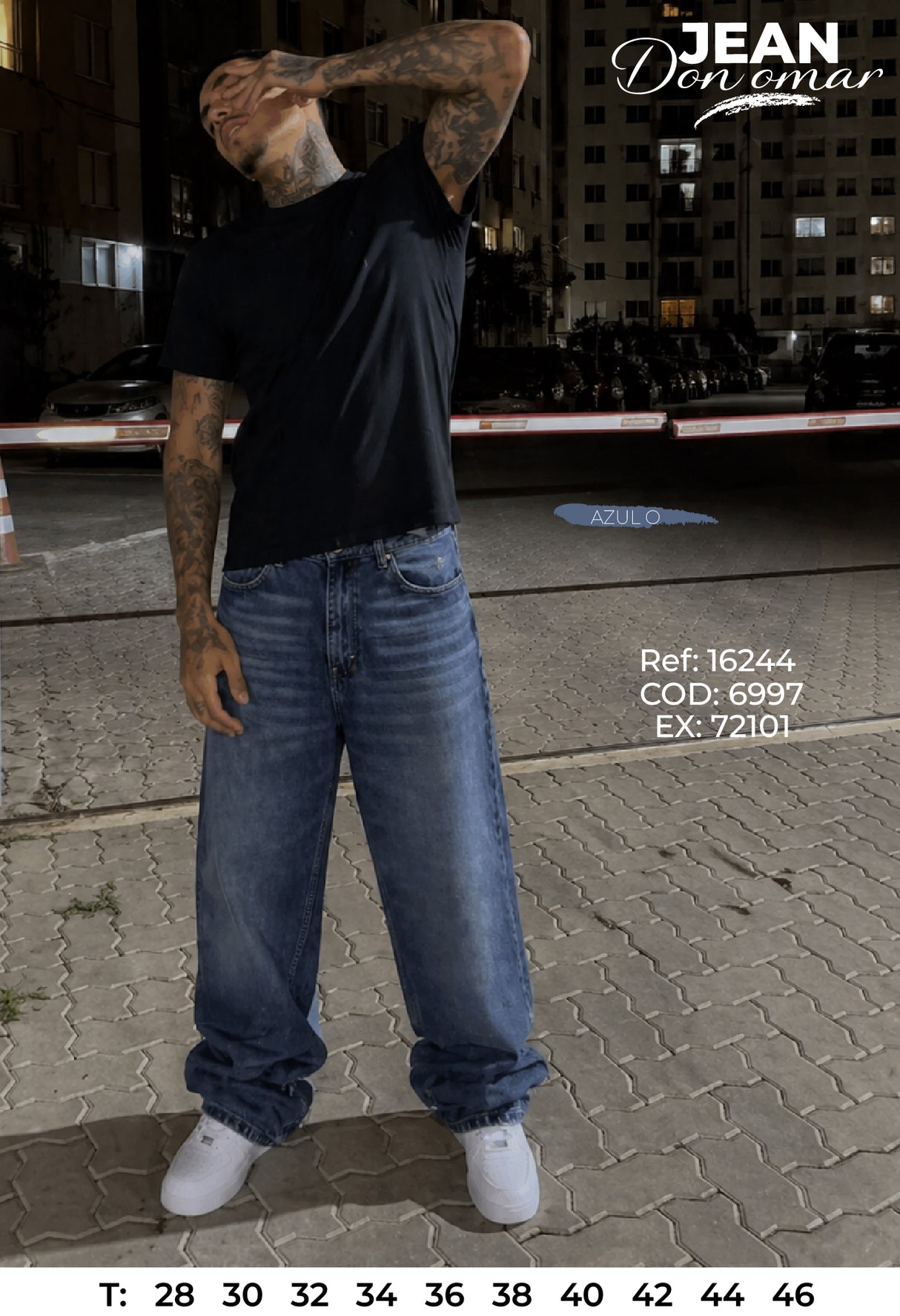 jean don omar azul o hombre