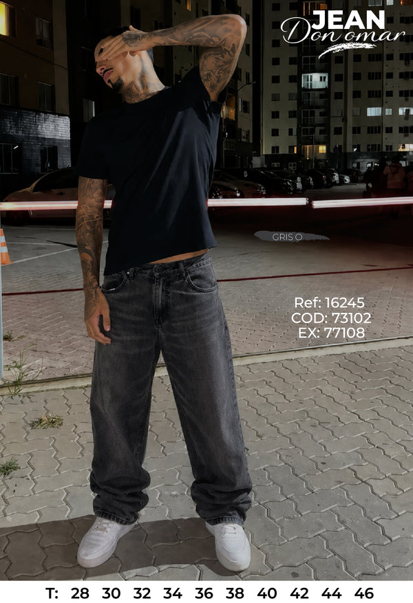 jean baggy don omar gris o hombre