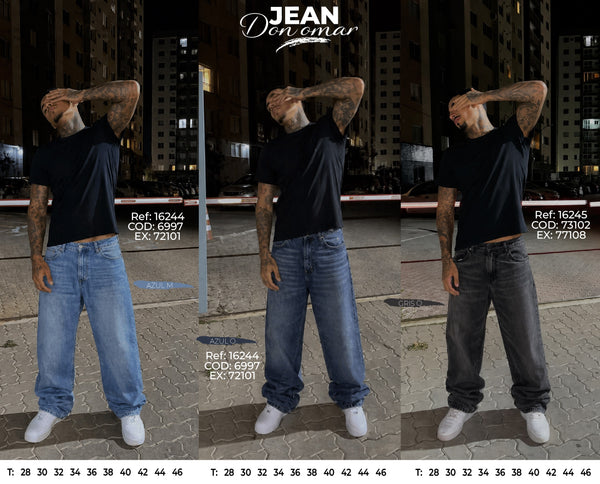 jean baggy don omar collage hombre