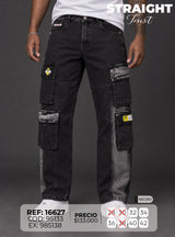 Jean baggy straig trust hombre negro