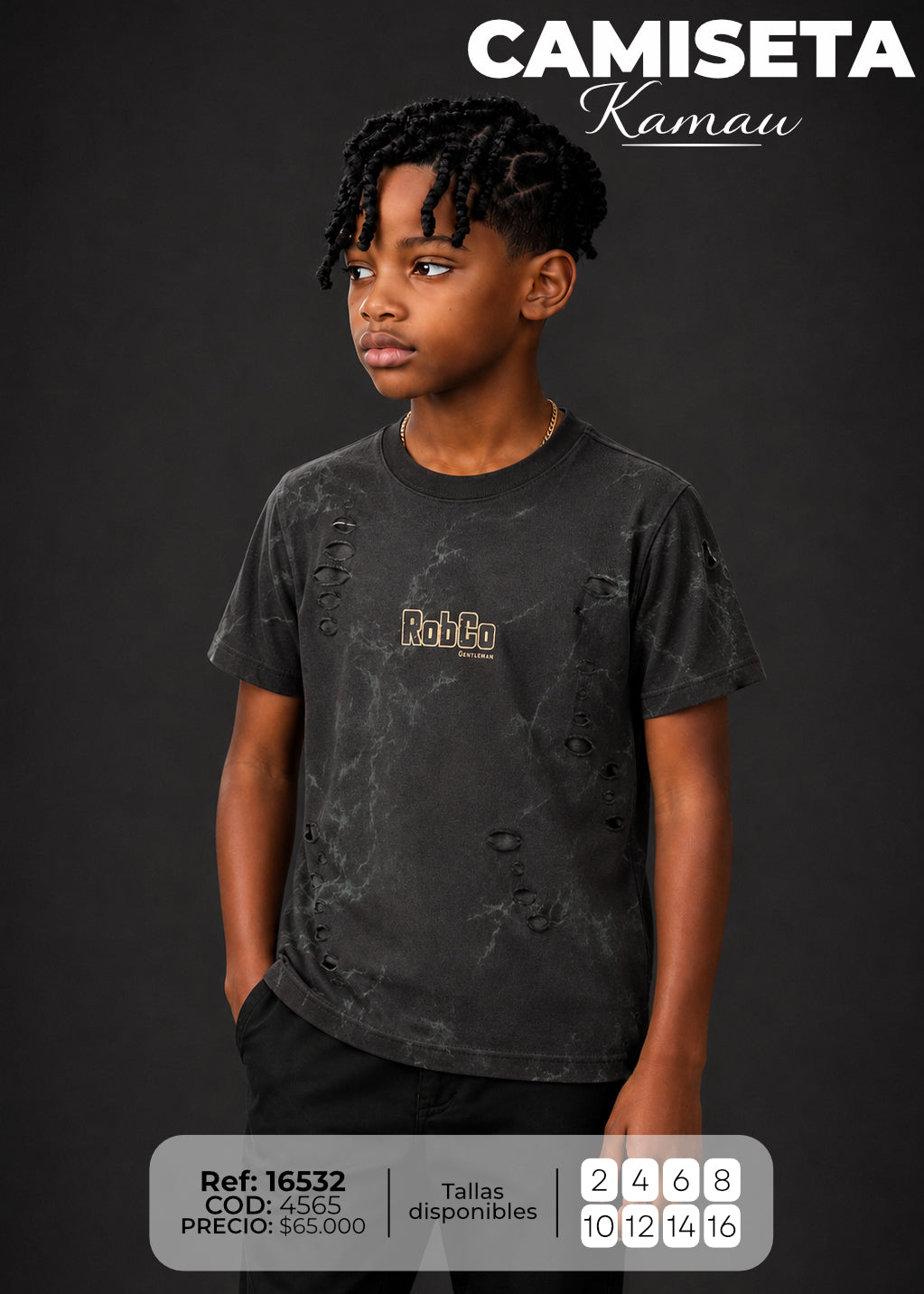 camiseta kamau niño