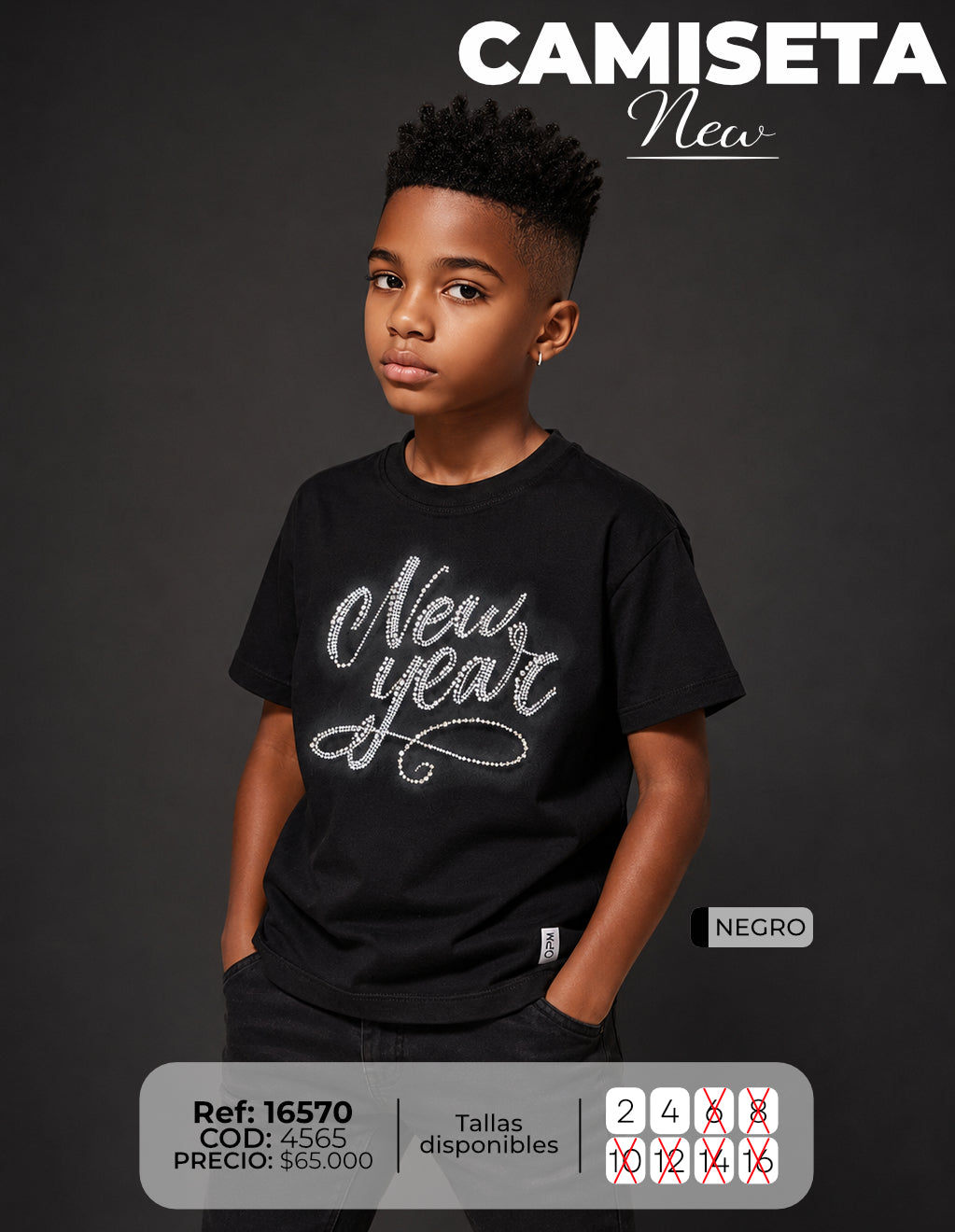camiseta new niño