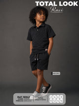 total look ravi negro niño