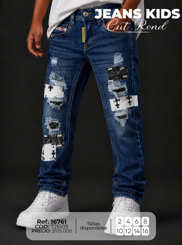 Jean CUT ROND niño