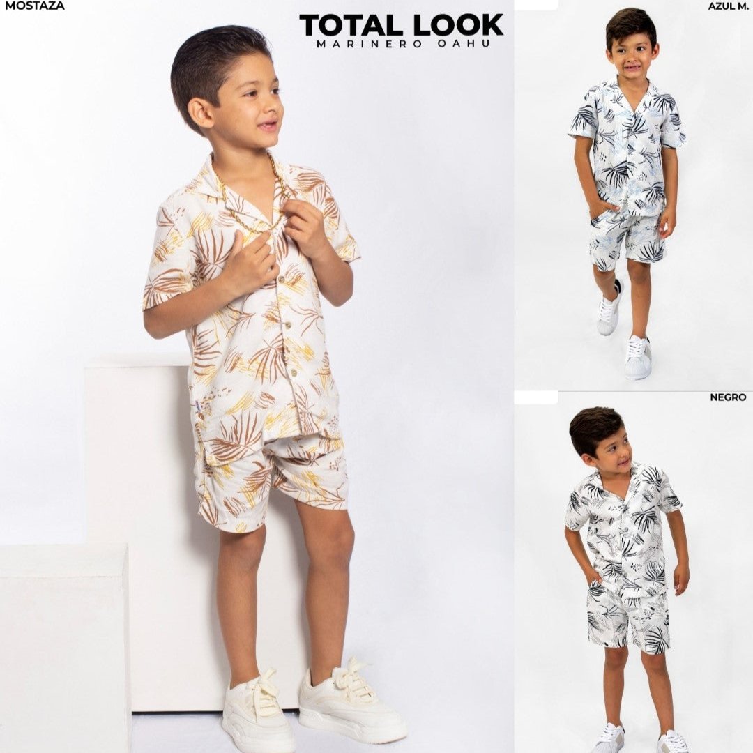 Total look estampado niño