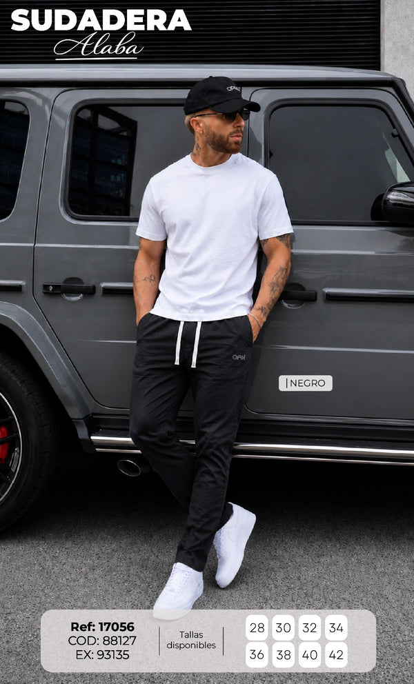 Sudadera alaba negro hombre
