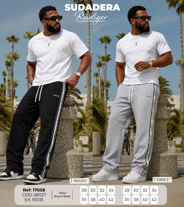 Sudadera rudiger collage hombre
