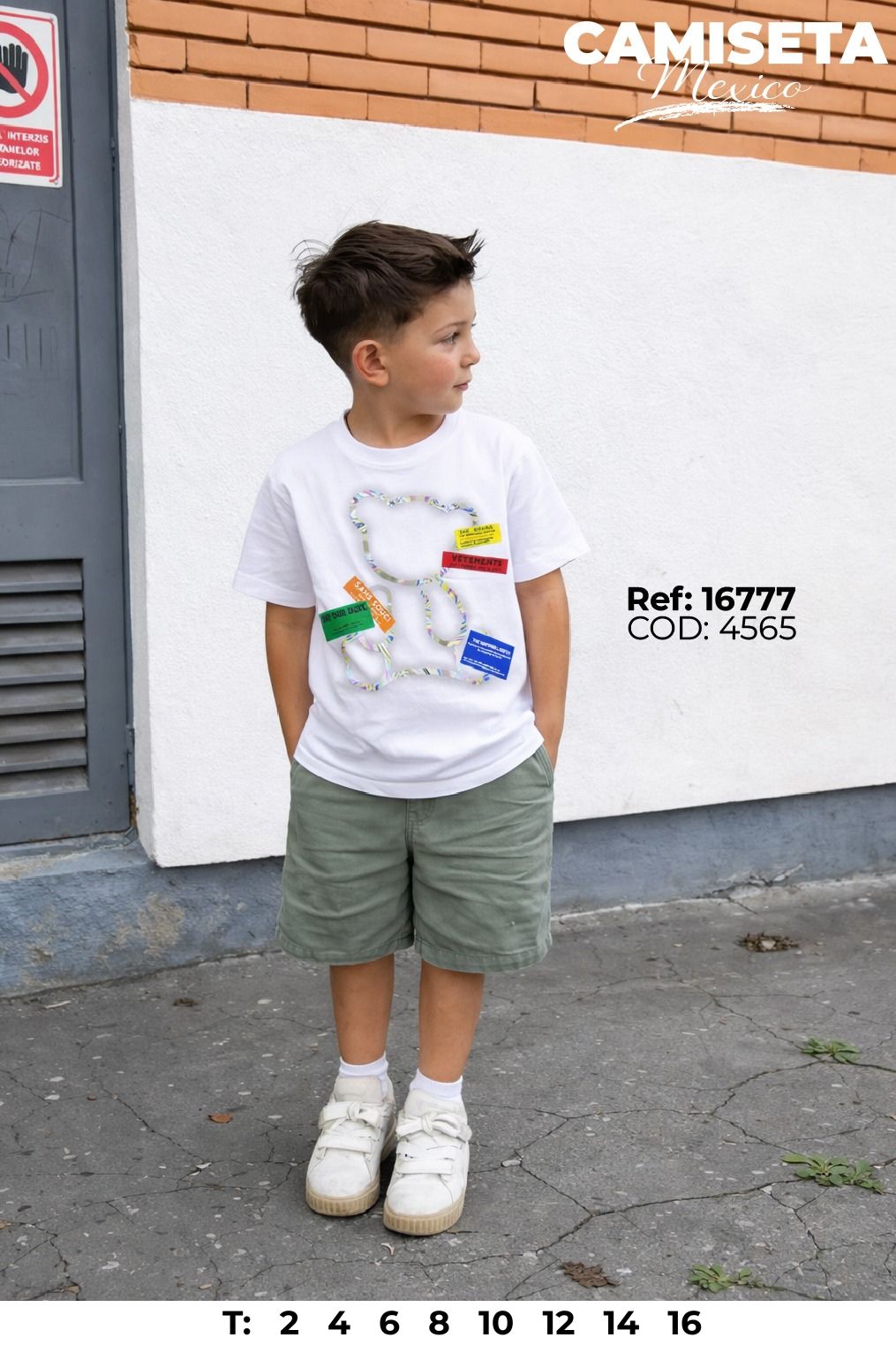 camiseta mexico niño