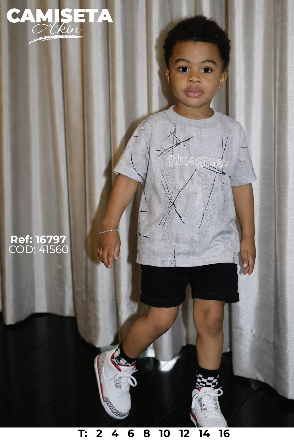 camiseta akin niño