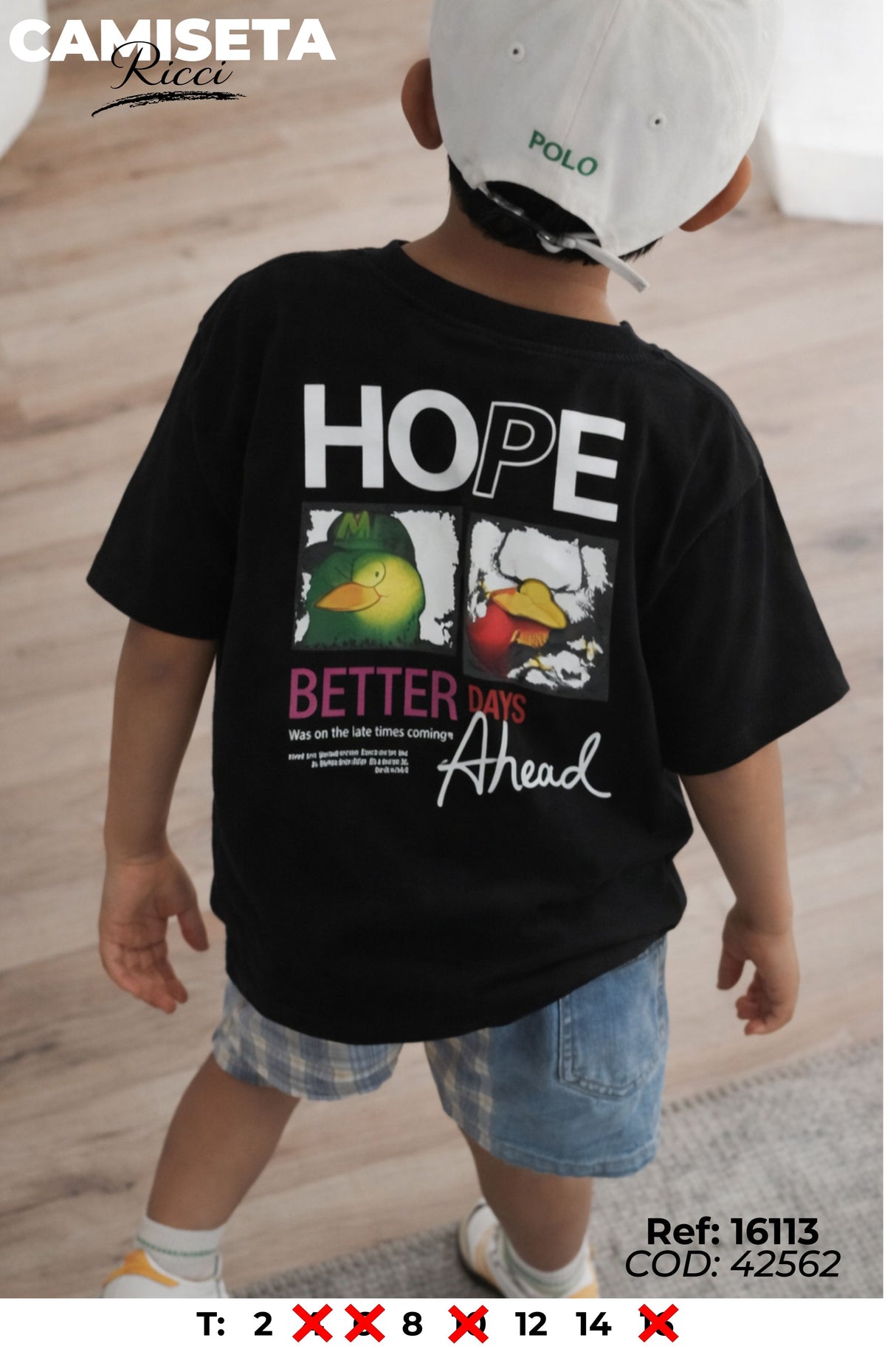 camiseta ricci niño