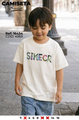 camiseta sinecr niño