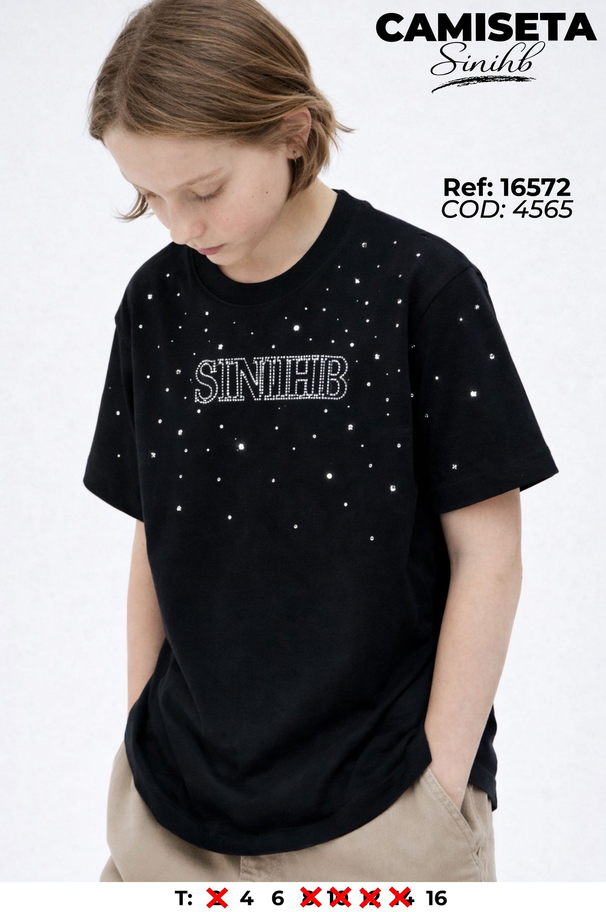 camiseta sinihb niño