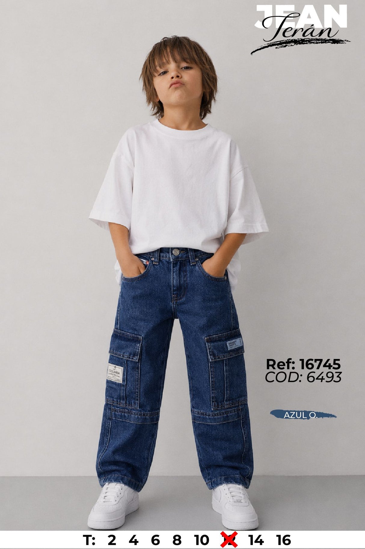 jean teran azul o niño