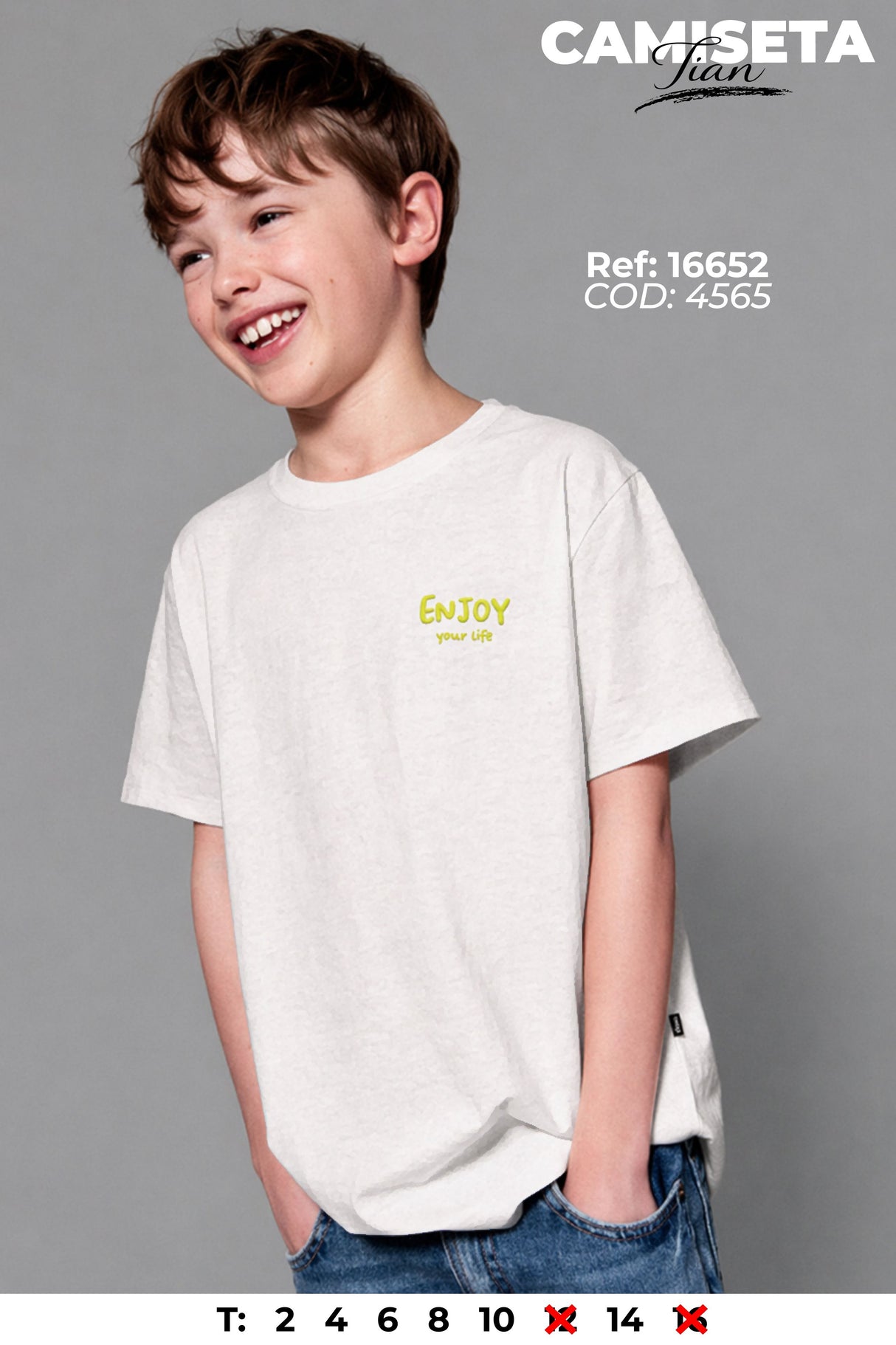 camiseta tian niño