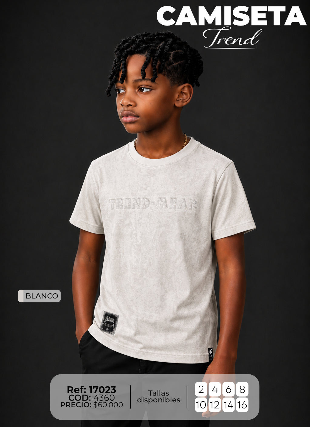 Camiseta Trend niño