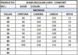 Jeans lupo hombre