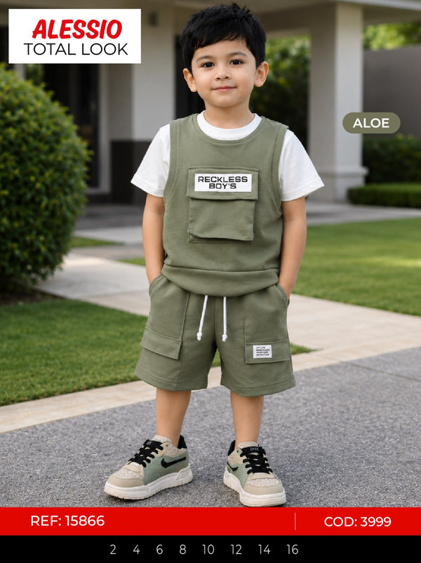 Total look alessio aloe outlet niño