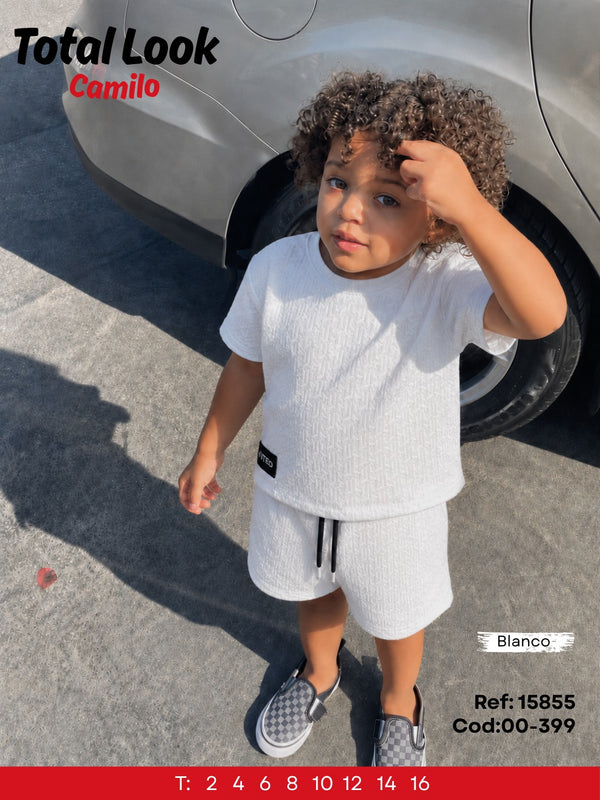 Total look camilo blanco niño outlet