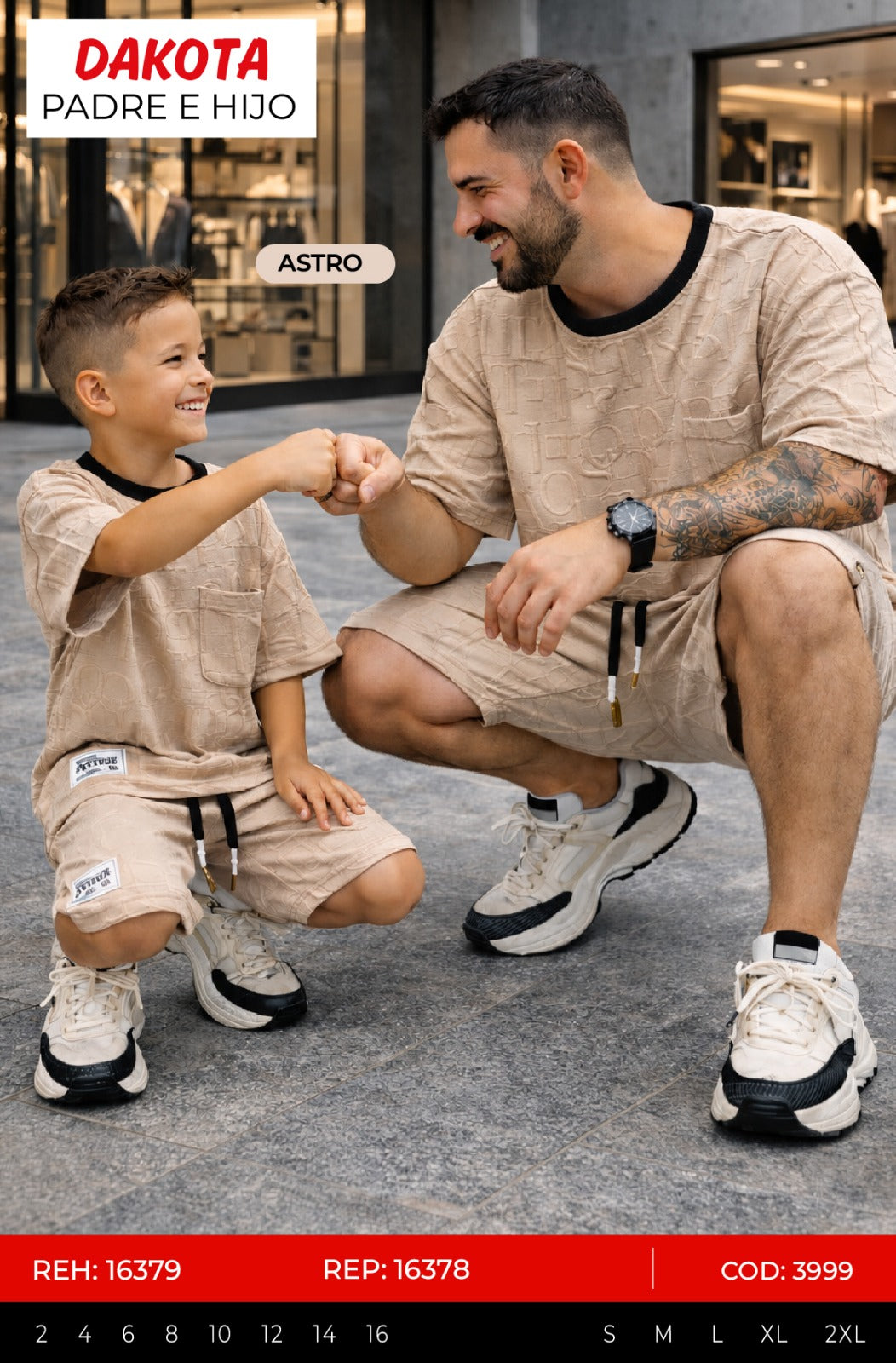 Total look dakota astro padre e hijo outlet