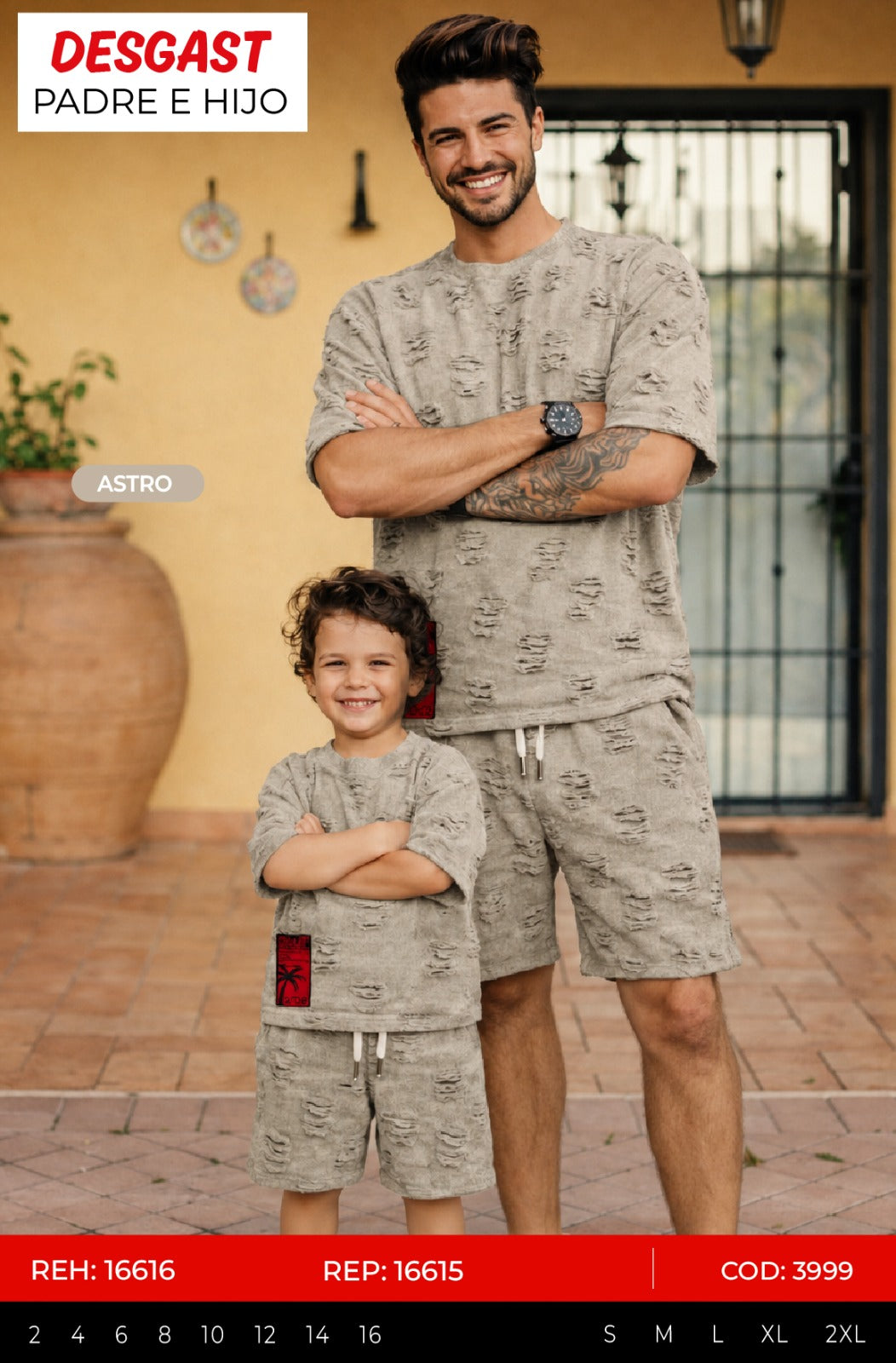 Total look desgast astro padre e hijo outlet
