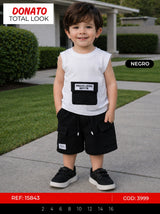Total look donato negro outlet niño