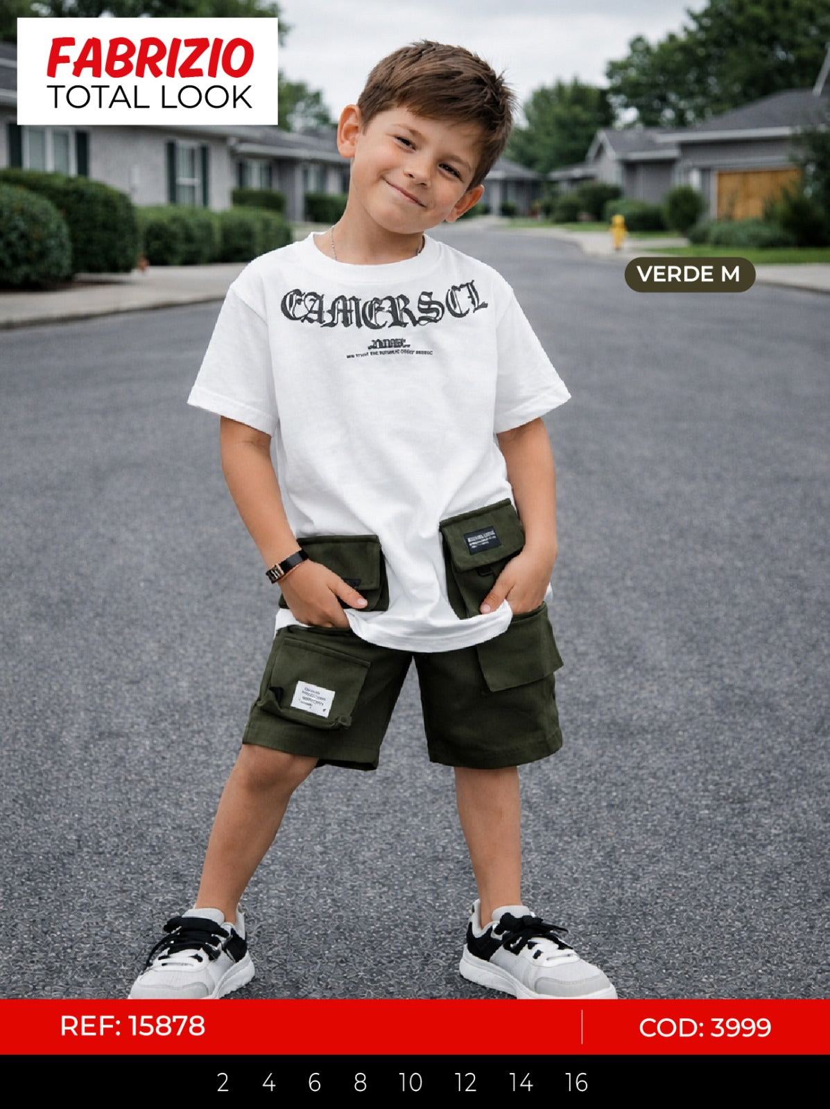 Total look fabrizio verde m outlet niño