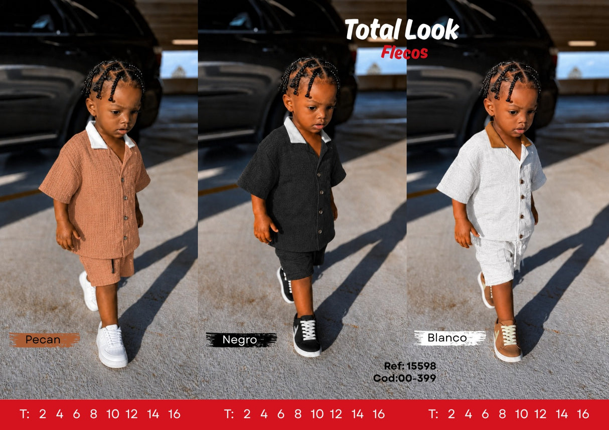 Total look flecos collage niño outlet