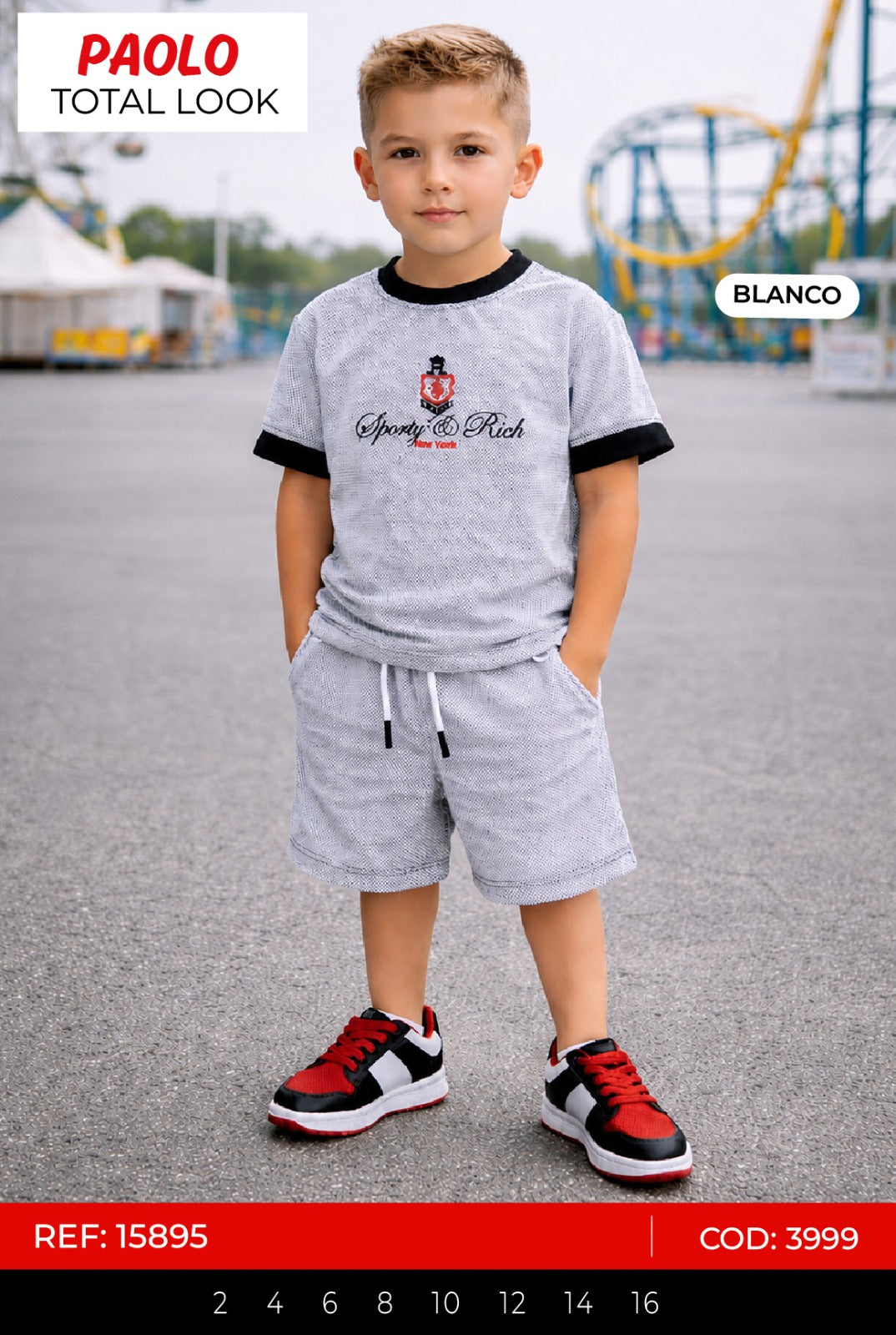 Total look paolo blanco outlet niño