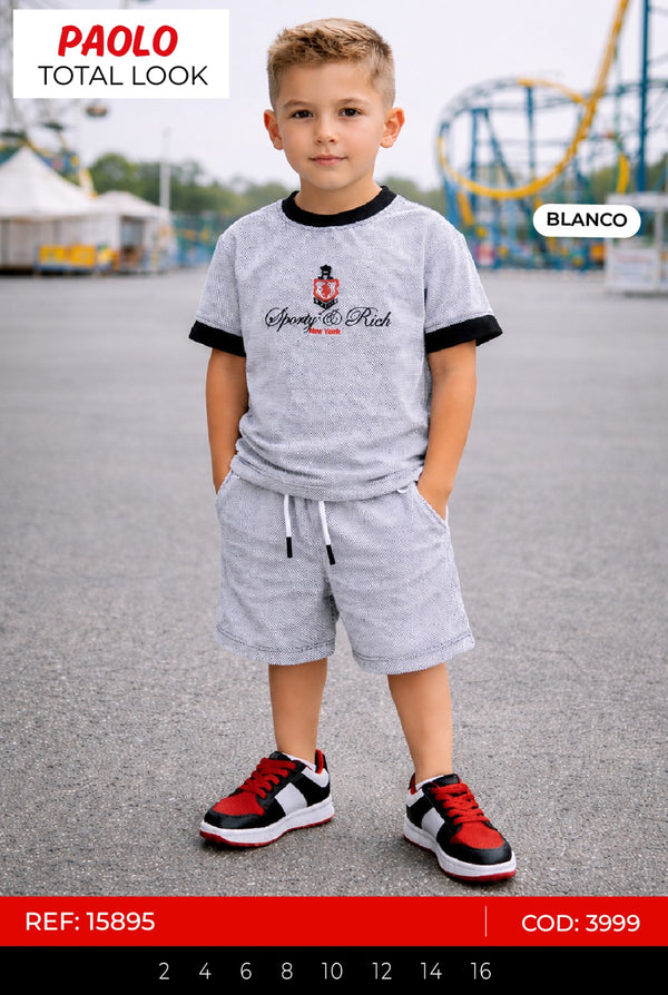 Total look paolo blanco outlet niño