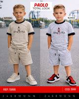 Total look paolo collage outlet niño