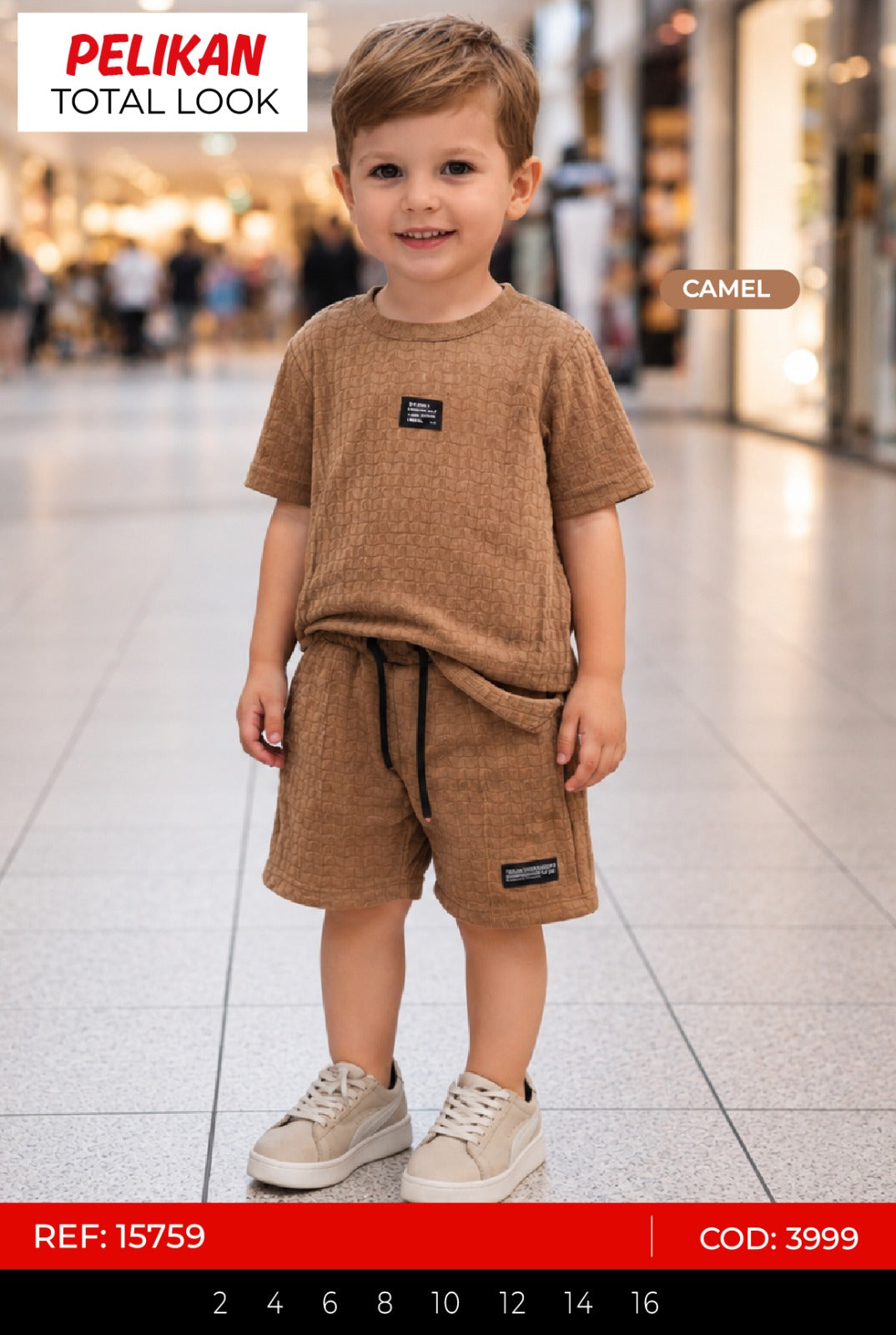 Total look pelikan camel outlet niño