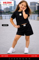 Total look valeria negro outlet niña