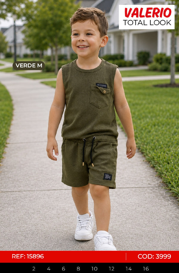 Total look valerio verde m niño outlet