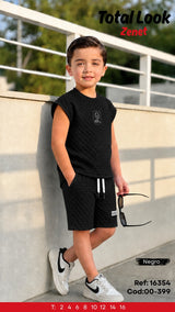 Total look zenet negro niño outlet