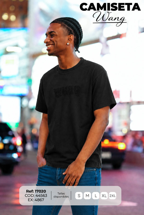 camiseta wang hombre