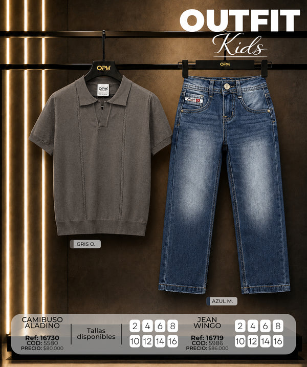 wingo aladino Outfit Niño Album