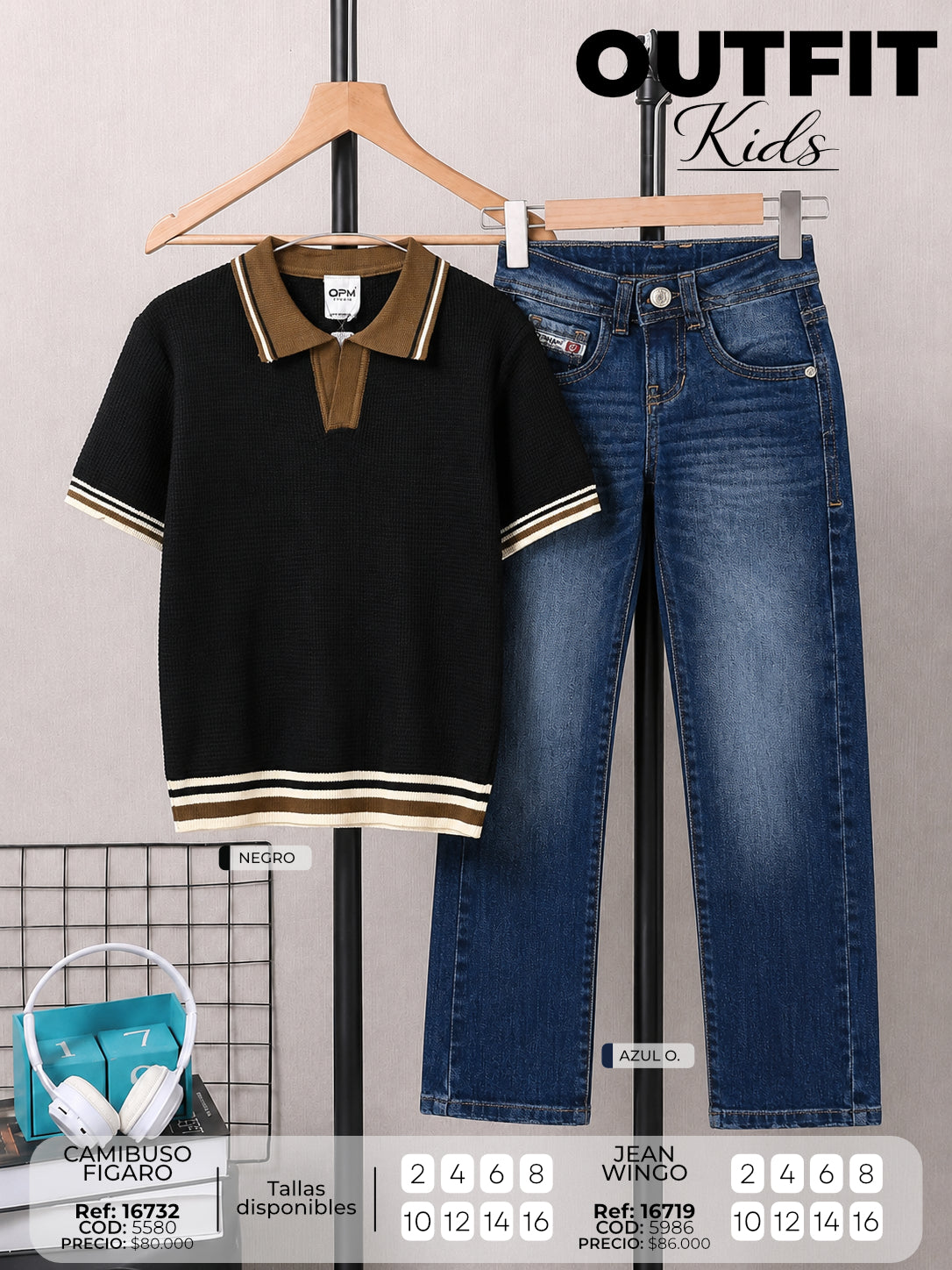 wingo figaro Outfit Niño Album