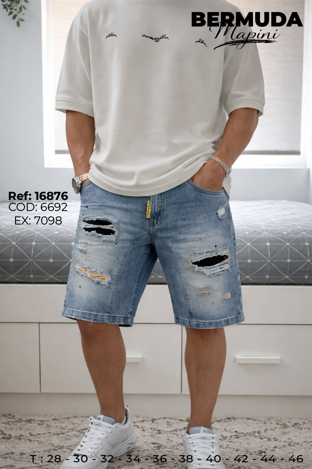bermuda mapine hombre