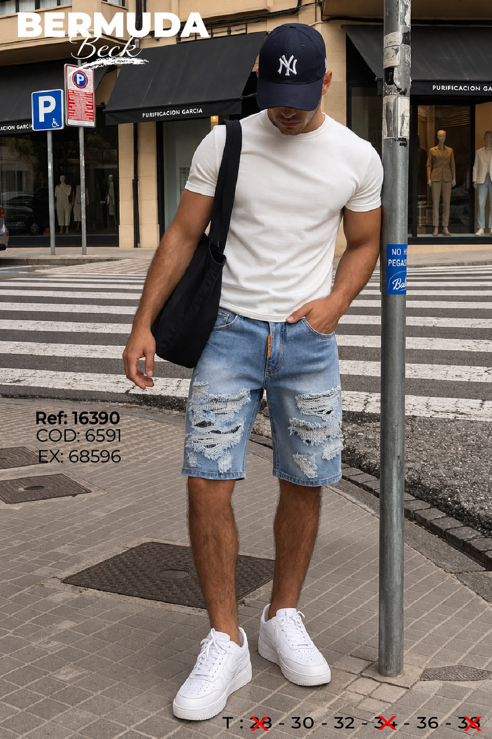 bermuda beck hombre