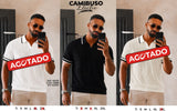 camibuso electro collage hombre
