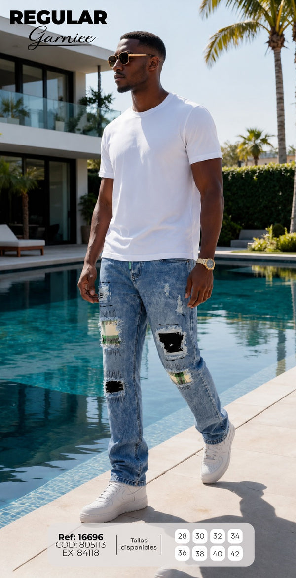 Jean regular Garniee hombre