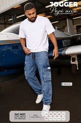Jogger Papi Arca azul m. hombre