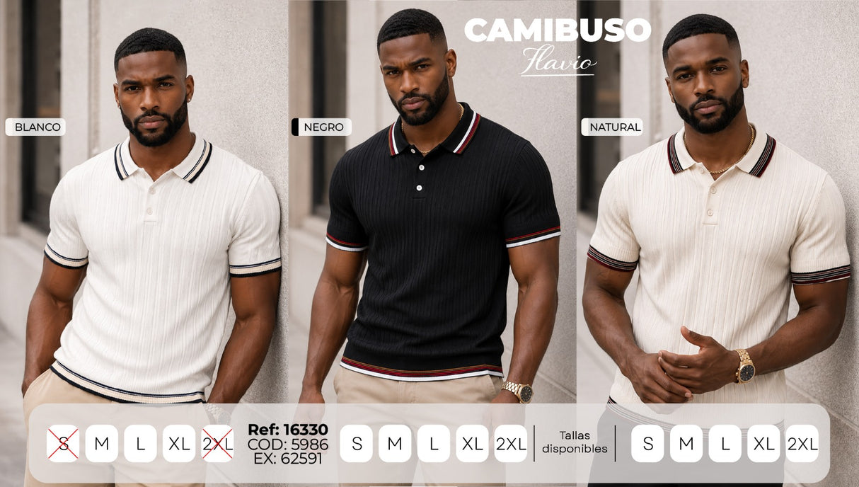 camibuso flavio collage hombre