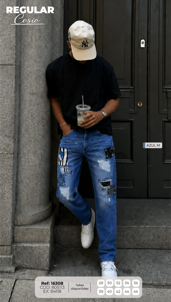 jean regular cosio hombre