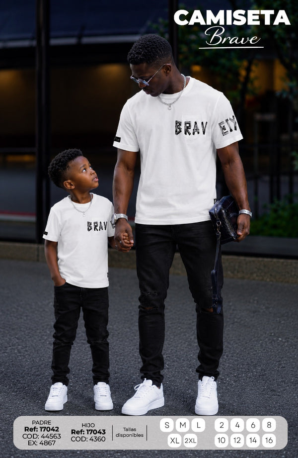 camiseta Brave padre e hijo