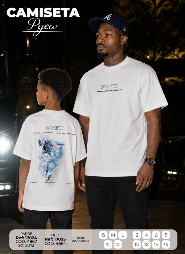 Camiseta Piew Padre e Hijo