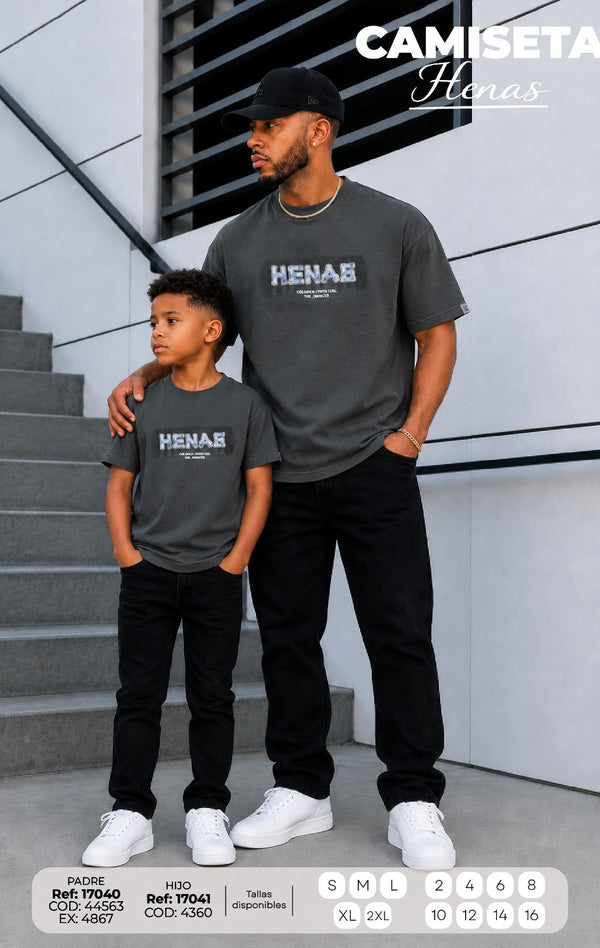 Camiseta Henas Padre e Hijo