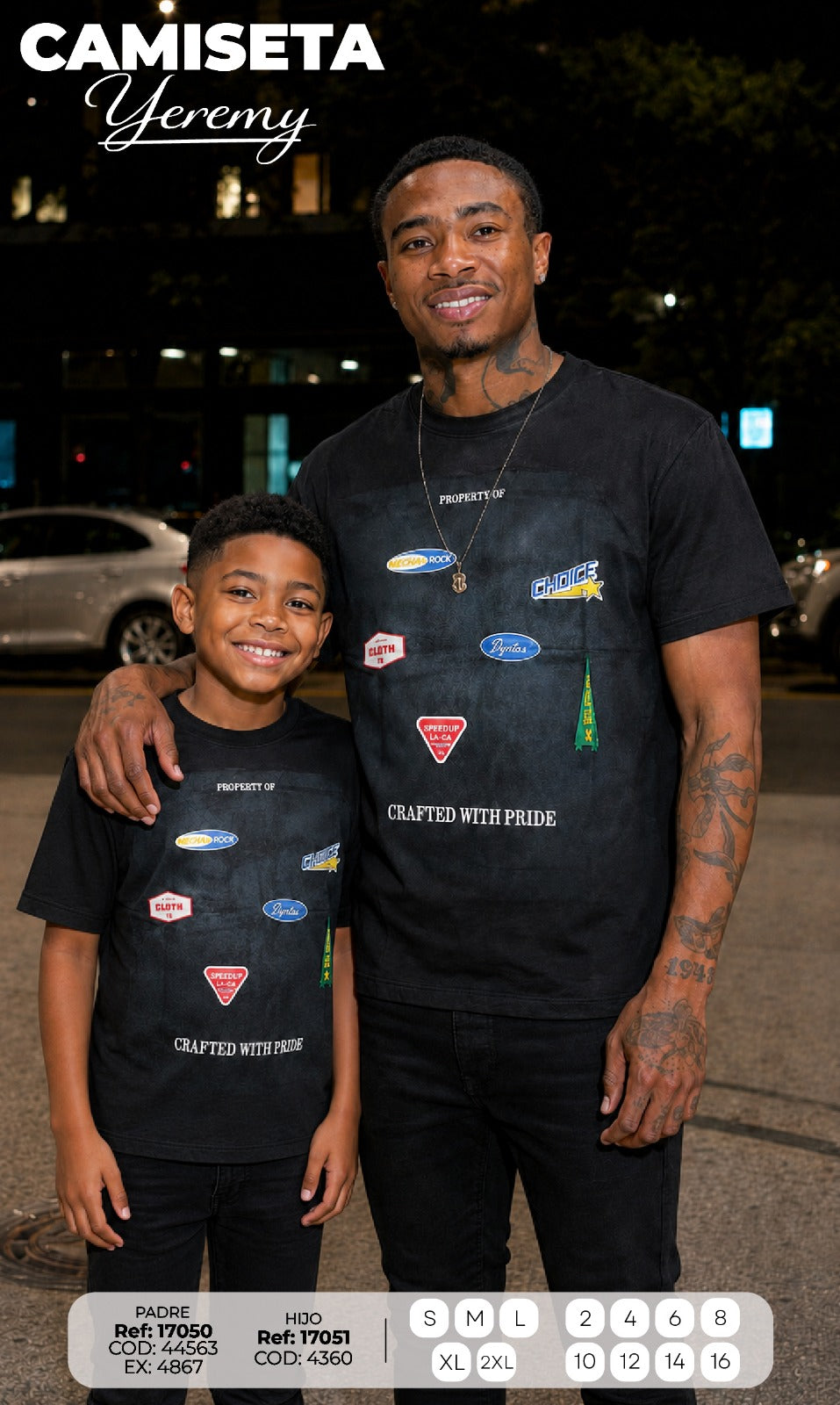 Camiseta Yeremy Padre e Hijo