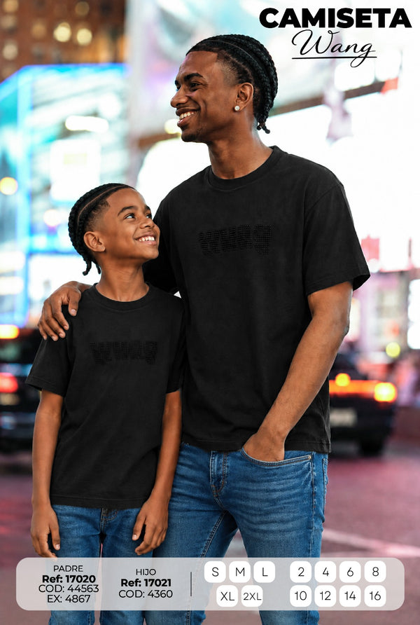 camiseta Wang Padre e Hijo