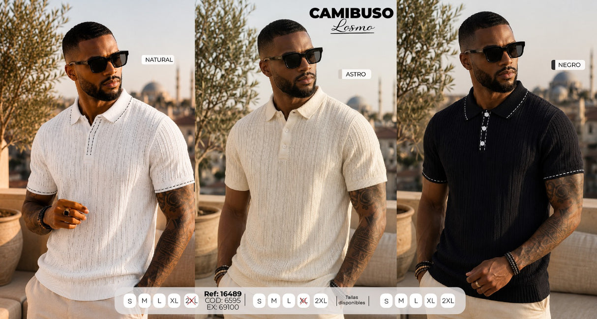 camibuso losmo collage hombre